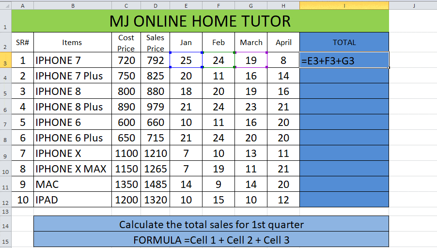 What Is Excel Addition Formula How To Do Addition In Excel 5 Examples 