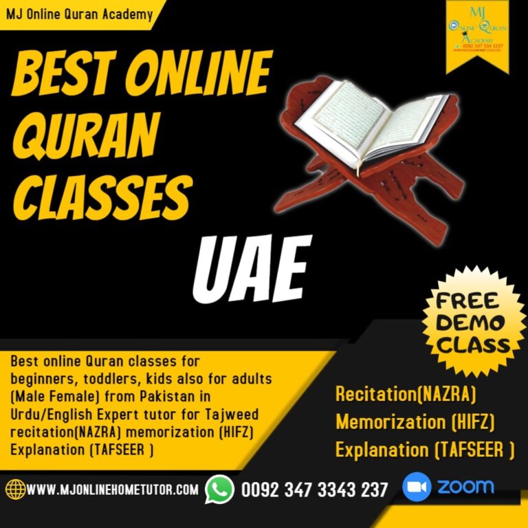Online Quran Classes Academy from Pakistan for Kids & Adults